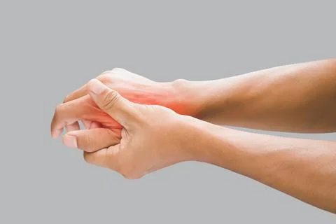 Hand pain. Stock Photos