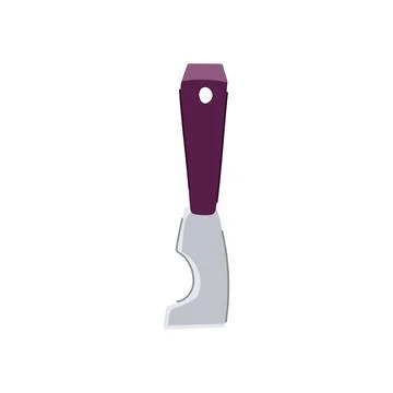 Hand paint scraper cartoon vector illustration Stock Illustration
