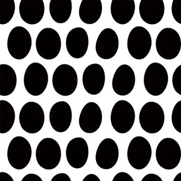 Hand-painted Aligned polka dot pattern variation Stock Illustration