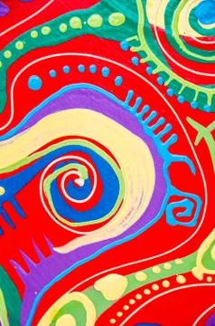 Hand-painted background Stock Illustration