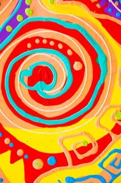 Hand-painted background Stock Illustration