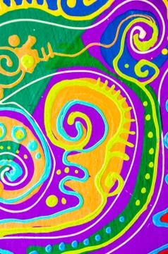 Hand-painted background Stock Illustration