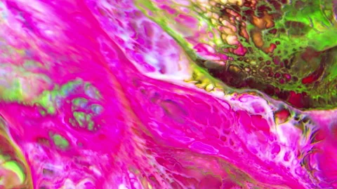 Hand Painted Background with Mixed Color Spreads and Swirls Texture 7 Stock Footage 321568947