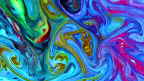 Hand Painted Background with Mixed Color Spreads and Swirls Texture 23 Stock Footage 322696944
