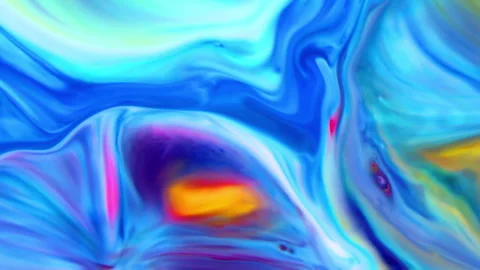 Hand Painted Background with Mixed Color Spreads and Swirls Texture 28 Stock Footage 322699976