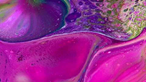 Hand Painted Background with Mixed Color Spreads and Swirls Texture 33 Stock Footage 323032207