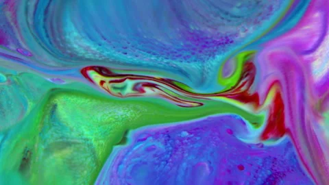 Hand Painted Background with Mixed Color Spreads and Swirls Texture 40 Stock Footage 323886057