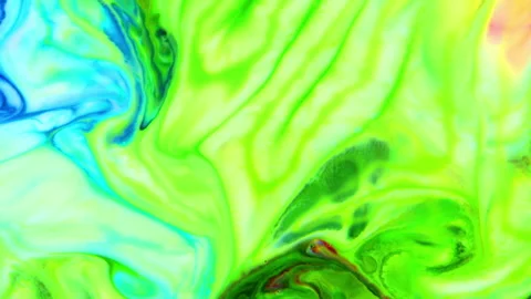 Hand Painted Background with Mixed Color Spreads and Swirls Texture 43 Stock Footage 324763141