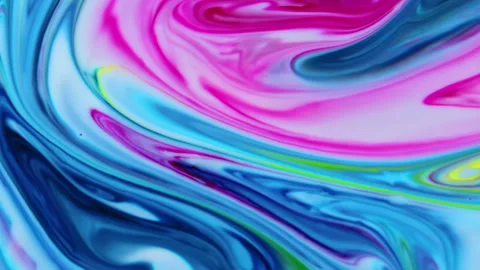 Hand Painted Background with Mixed Color Spreads and Swirls Texture 53 Stock Footage 325140466