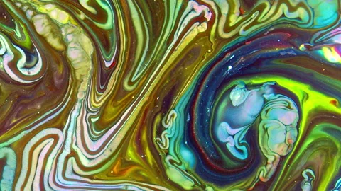 Hand Painted Background with Mixed Color Spreads and Swirls Texture 67 Stock Footage 326544055