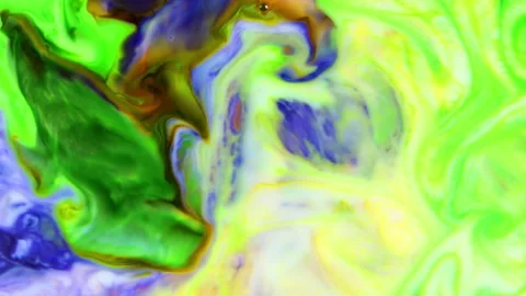 Hand Painted Background with Mixed Color Spreads and Swirls Texture 62 Stock Footage 326557038