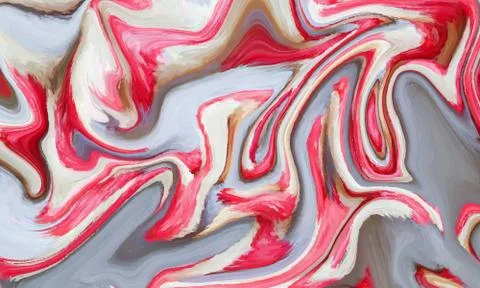 Hand painted background with mixed liquid Abstract fluid acrylic painting Stock Illustration