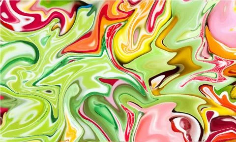 Hand painted background with mixed liquid Abstract fluid acrylic painting Stock Illustration