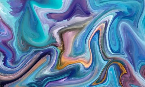 Hand painted background with mixed liquid Abstract fluid acrylic painting Stock Illustration