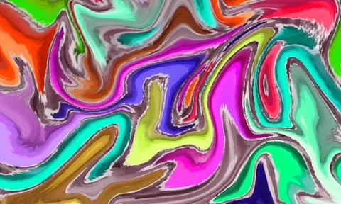 Hand painted background with mixed liquid Abstract fluid acrylic painting Stock Illustration