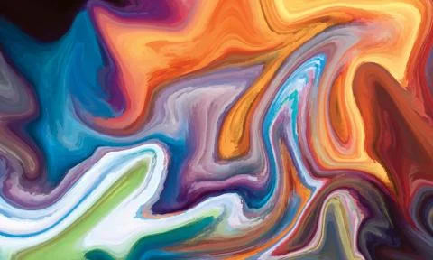 Hand painted background with mixed liquid Abstract fluid acrylic painting Stock Illustration