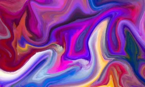 Hand painted background with mixed liquid Abstract fluid acrylic painting Stock Illustration