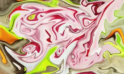 Hand painted background with mixed liquid Abstract fluid acrylic painting Stock Illustration