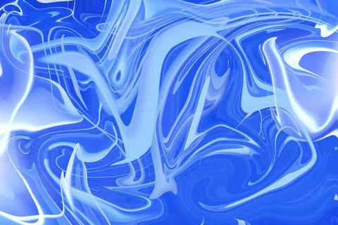 Hand-painted background with mixed liquid blue paints abstract fluid acryli.. Stock Illustration