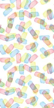 Hand Painted Brush Stroke Seamless Watercolor Pattern. Abstract watercolour Stock Illustration