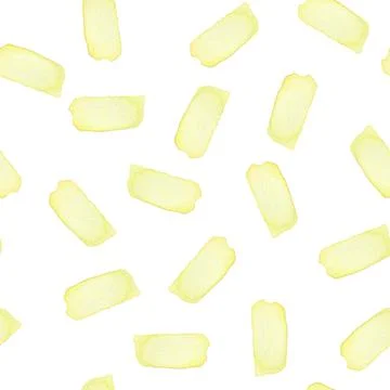 Hand Painted Brush Stroke Seamless Watercolor Pattern. Abstract Sunny Summer Stock Illustration