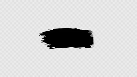 Hand painted brush strokes on white background. Animation. Stock Footage 312260272