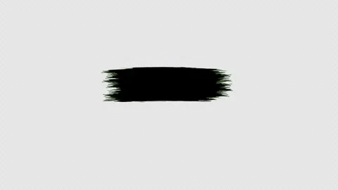 Hand painted brush strokes on white background. Animation. Stock Footage 312260330