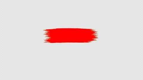 Hand painted brush strokes on white background. Animation. Stock Footage 312260332