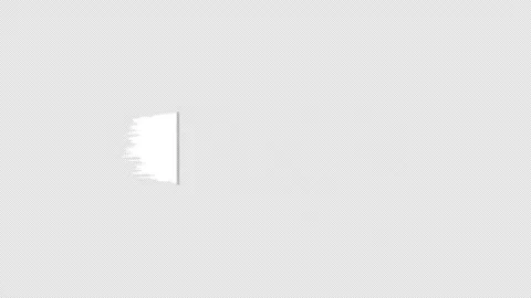 Hand painted brush strokes on white background. Animation. Stock Footage 312260345