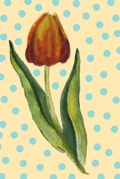 Hand painted floral elements set. Watercolor botanical illustration of eucaly Stock Illustration