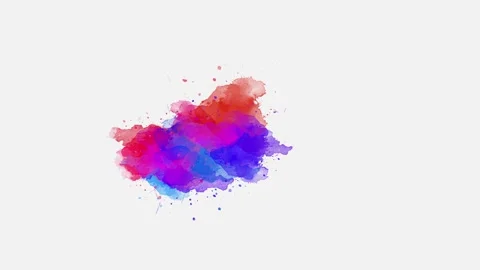Hand-painted ink brush stroke transition cinematic effect Stock Footage 248748355