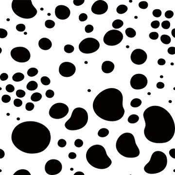 Hand-painted polka dot pattern variation イラスト素材