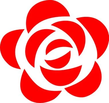 Hand-painted simple flower shape variation set.ai????? Stock Illustration