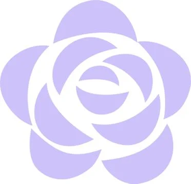 Hand-painted simple flower shape variation set.ai????? Stock Illustration