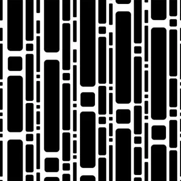 Hand painted simple rectangular pattern variation Illustrazione stock