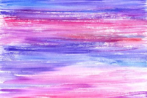 Hand-painted texture, brush smears, stripes Stock Illustration
