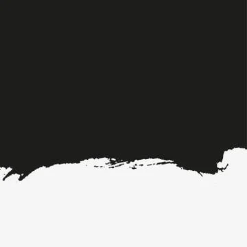 Hand painted vector brush stroke banners. Illustrazione stock