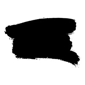 Hand painted vector brush stroke banners. Stock Illustration