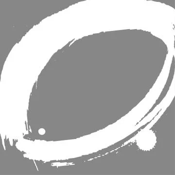 Hand painted vector brush stroke banner. Stock Illustration