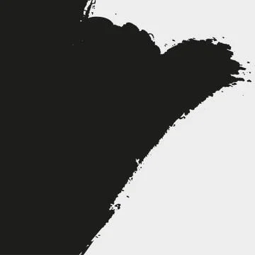 Hand painted vector brush stroke banners. Stock Illustration