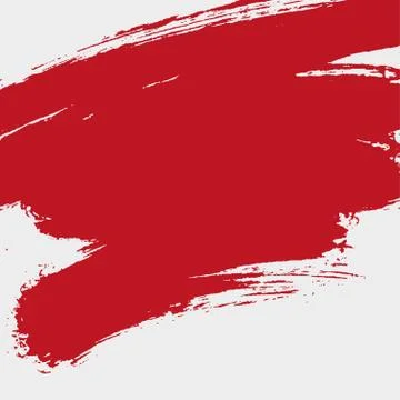 Hand painted vector brush stroke banner. Illustrazione stock