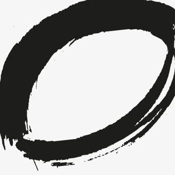 Hand painted vector brush stroke banner. Stock Illustration