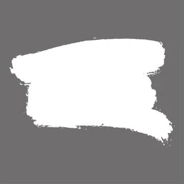 Hand painted vector brush stroke banners. Stock Illustration