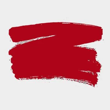 Hand painted vector brush stroke banners. Stock Illustration