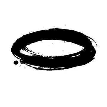 Hand painted vector brush stroke banner. Stock Illustration