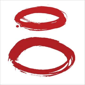 Hand painted vector brush stroke banner. Stock Illustration