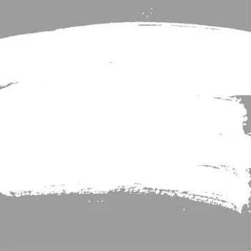 Hand painted vector brush stroke banners. Stock Illustration