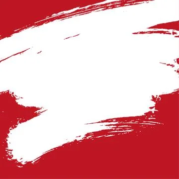 Hand painted vector brush stroke banner. Illustrazione stock