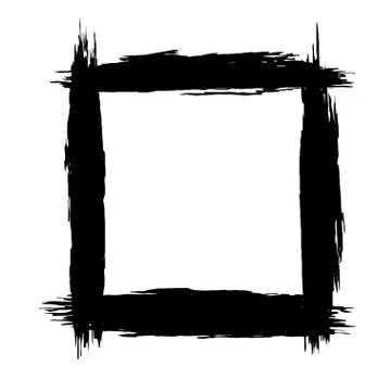 Hand painted vector brush stroke banner. Stock Illustration