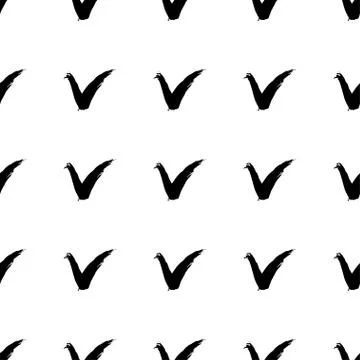 Hand painted vector brush stroke banner. Illustrazione stock